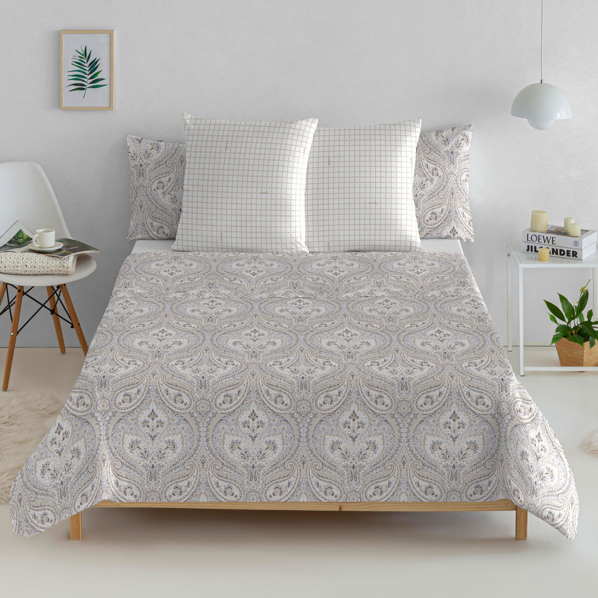 Sábana encimera 100% algodón GRANADA - Disponible en varios tamaños -