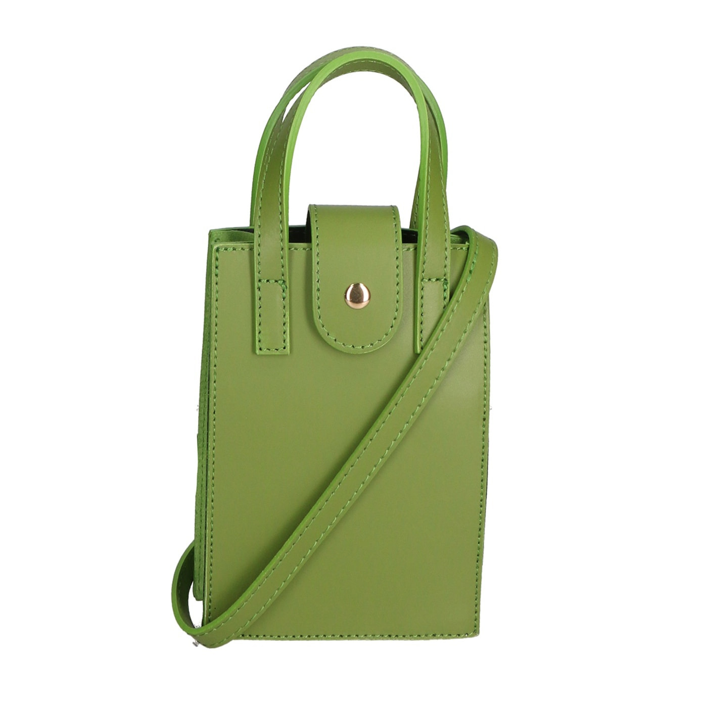 Borsa a mano da donna - Modello Giusi - Vera pelle - 19.0 x 13.0 x 5.0 cm