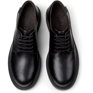 Zapatos de cordones - CAMPER Dean - Negro - Cuero liso