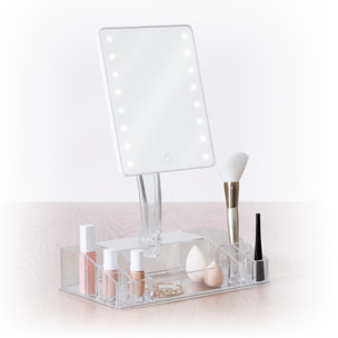 Miroir led 14 compartiments Transparent Selena