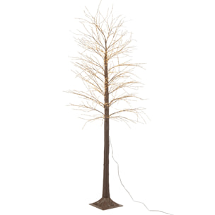J-Line décoration Arbre 3000 Led - métal - brun - large - LED