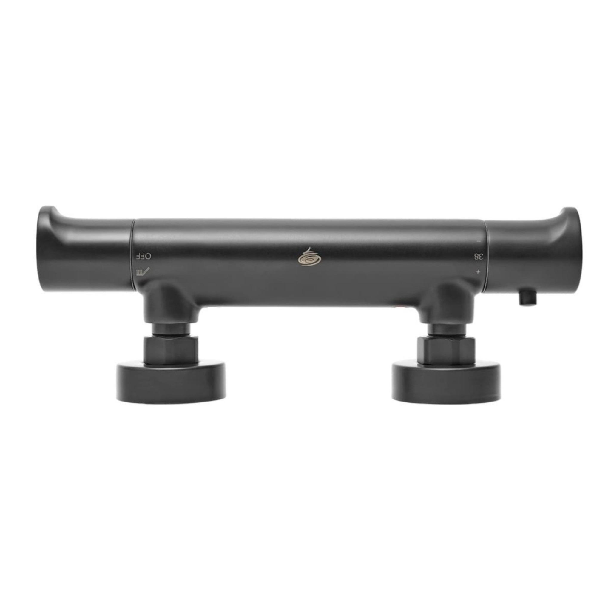 Mitigeur de douche Swiss Aqua Technologies Dark sans kit de douche 150 mm noir SATBSDA268C