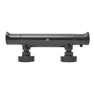 Mitigeur de douche Swiss Aqua Technologies Dark sans kit de douche 150 mm noir SATBSDA268C