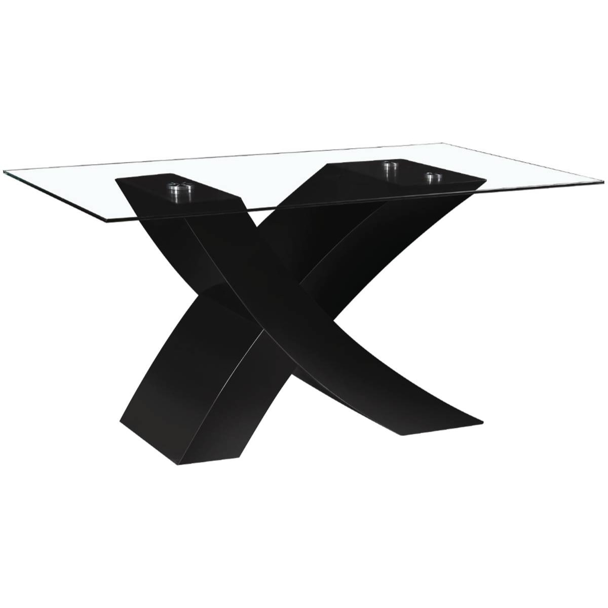Table repas "Mona" - 150 x 90 x 74 cm - Noir