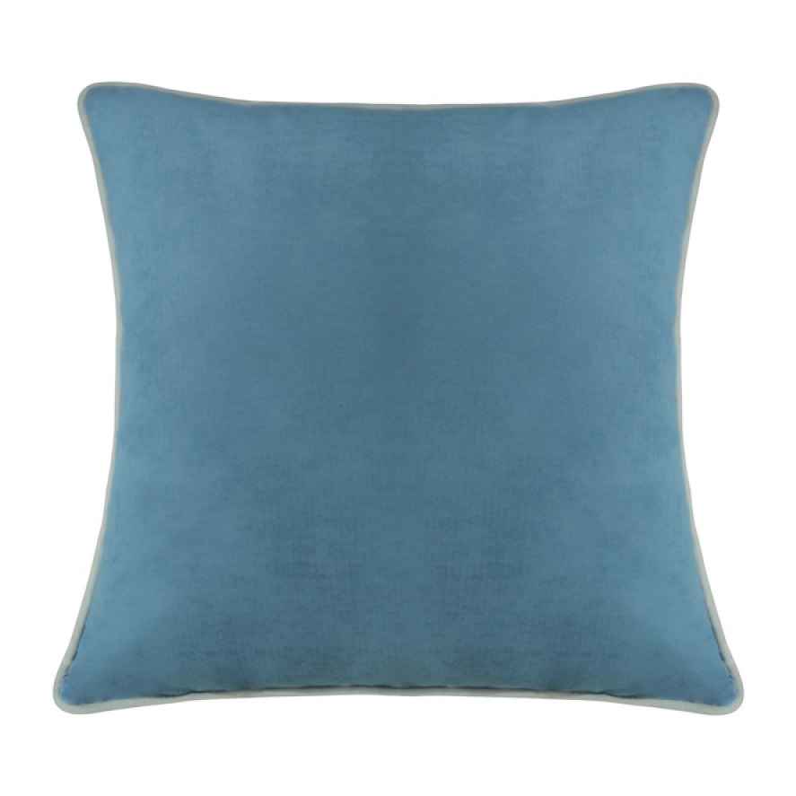 Cuscino decorativo interno in ciniglia 60X60 avio