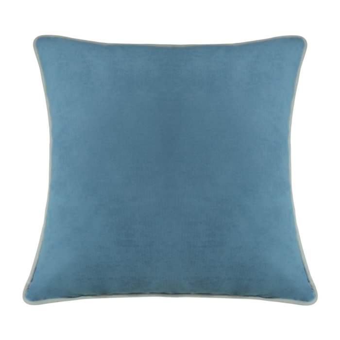 Cuscino decorativo interno in ciniglia 60X60 avio