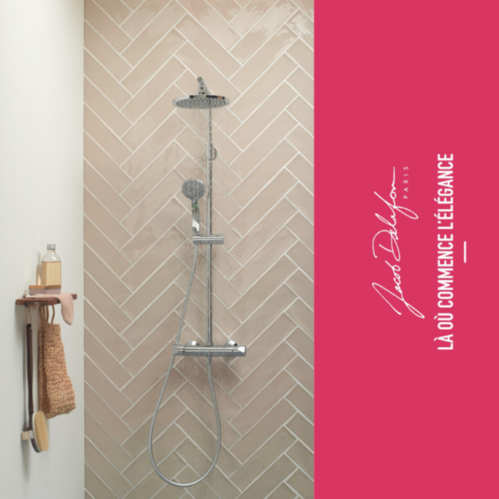 Mitigeur douche thermostatique Simone chrome