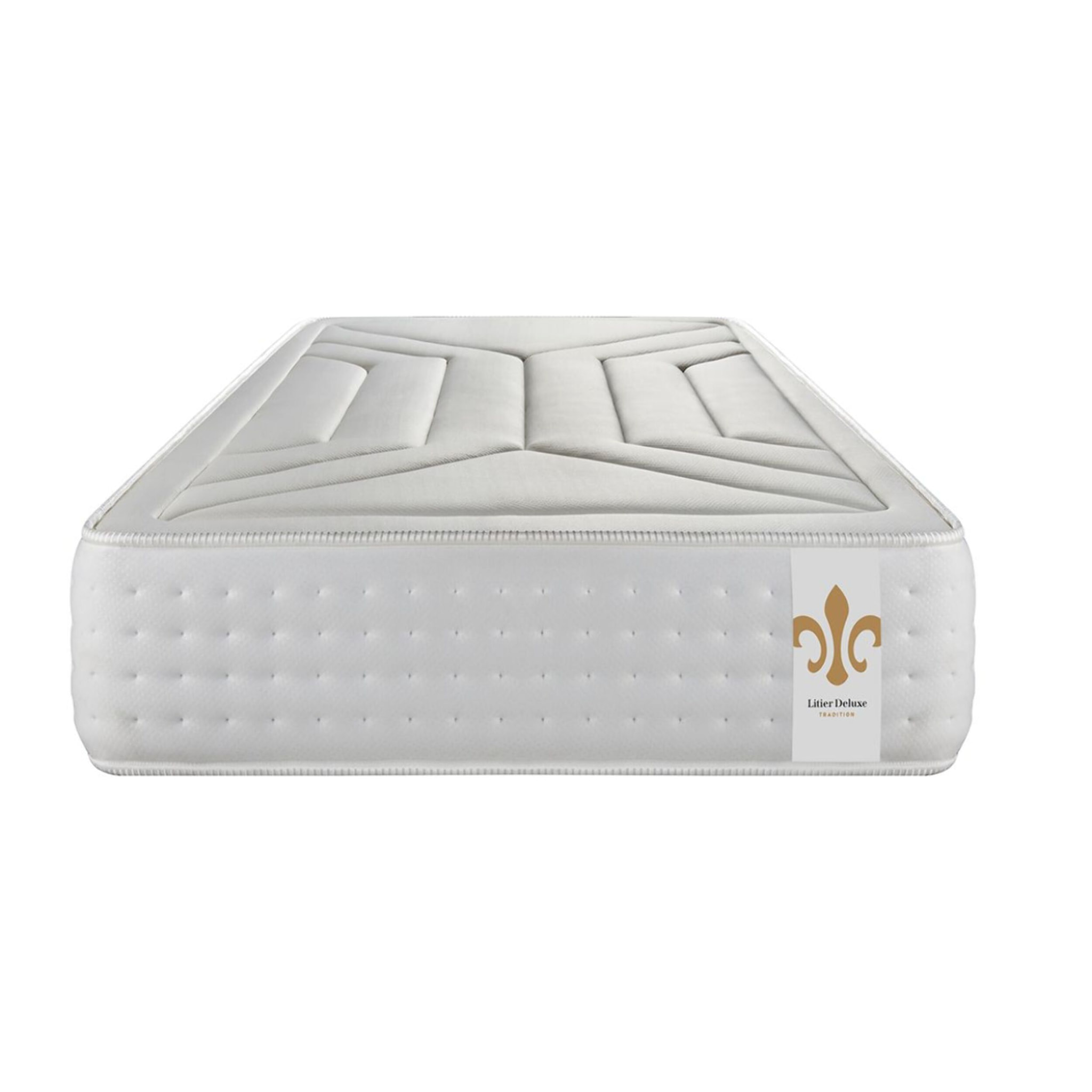 Matelas Vingt-Quatre - 24cm - Ressorts ensachés et mémoire de forme - Tensions allégées - Soutien Ferme