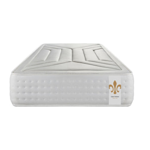 Matelas Vingt-Quatre - 24cm - Ressorts ensachés et mémoire de forme - Tensions allégées - Soutien Ferme