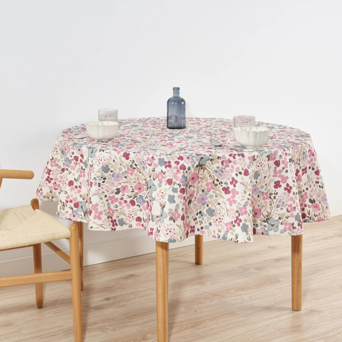Nappe ronde en résine anti-taches 0120-52