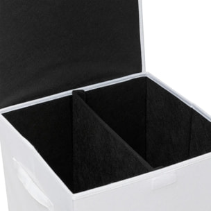 Panier à linge "Colorama" blanc 74L