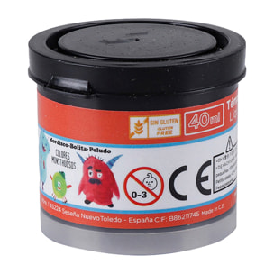 PACK 6 UDS TÉMPERA 40 ml NEGRO