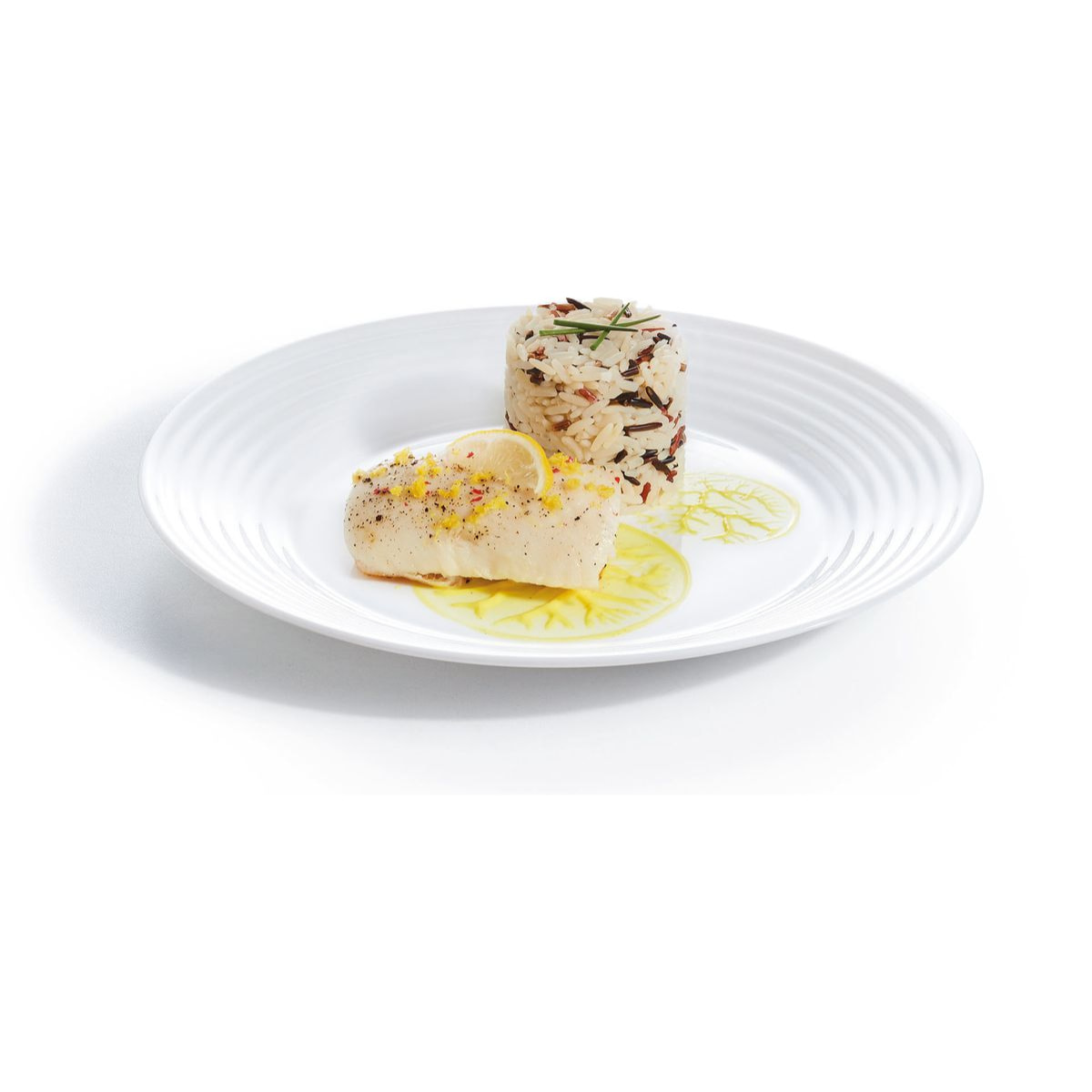 Assiette plate   Harena - Luminarc - en verre opale extra résistant