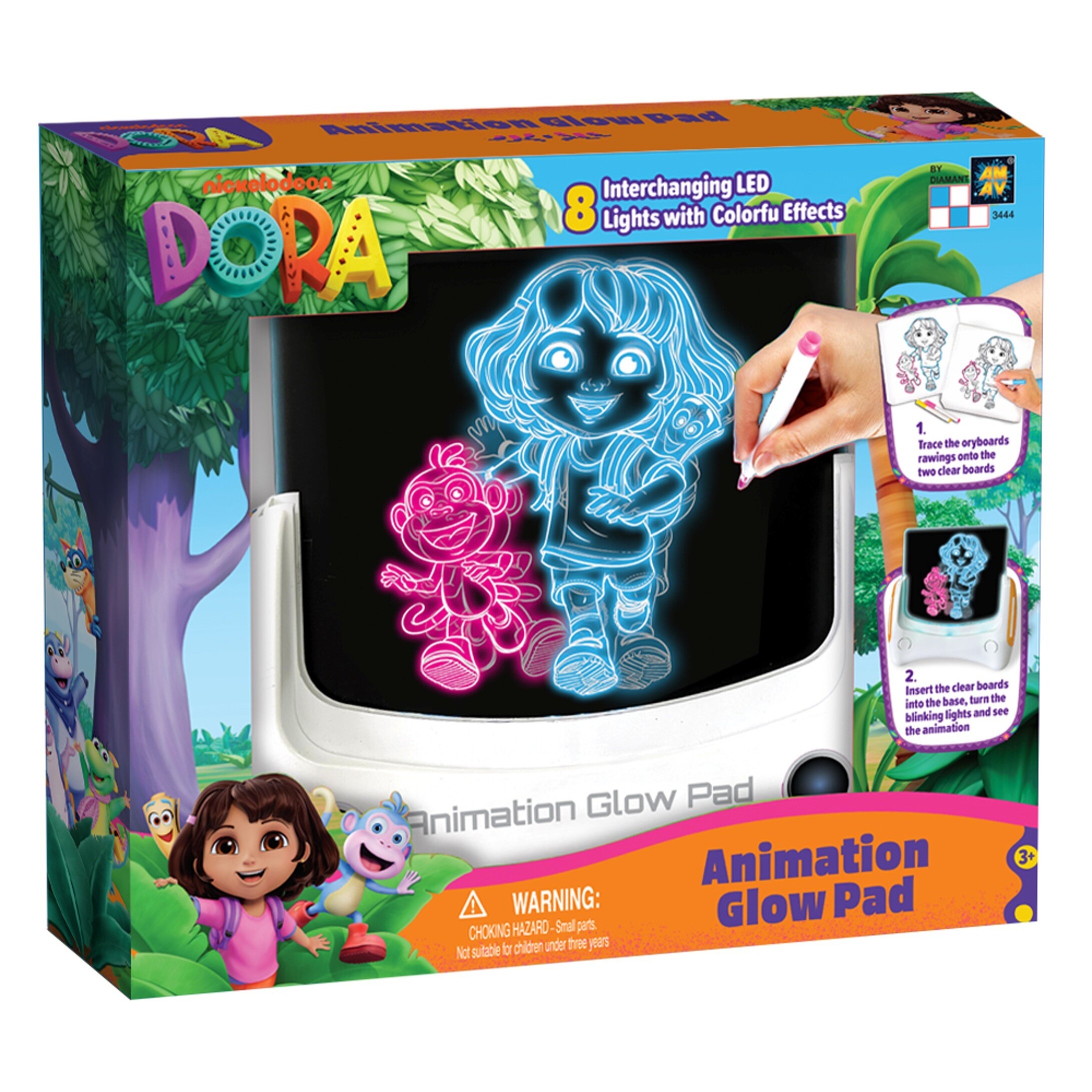 PIZARRA LUMINOSA ANIMADA DORA