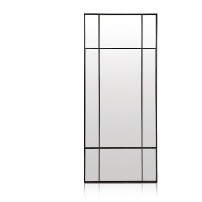 Espejo de pared Square Negro