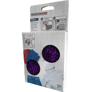 Lot de 2 balles de séchage pour le linge Fackelmann