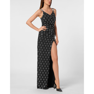 PHILIPP PLEIN Long Dress MONOGRAM