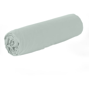 DRAP HOUSSE 2 PERS 160x200  de Coton-Bambou - BAMBOU VERT