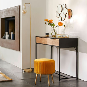 Lampadaire "Keli" doré - métal H150 cm