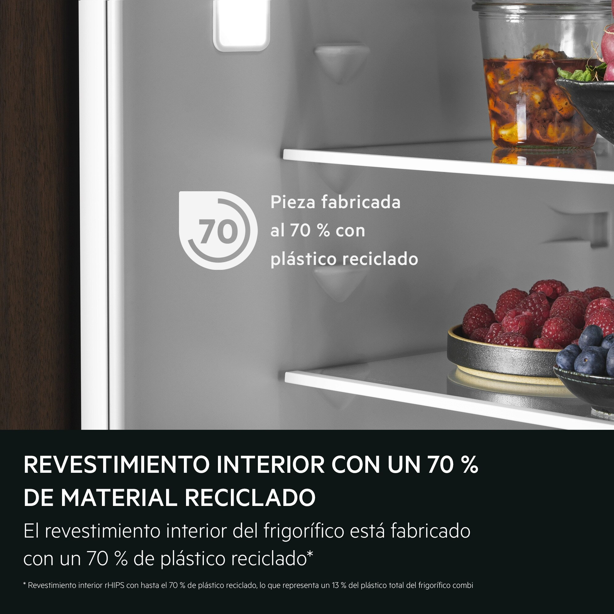 AEG Frigorífico combi de integración Serie 6000 LowFrost IA CoolAssist de 177,2 cm OSC6D181ES