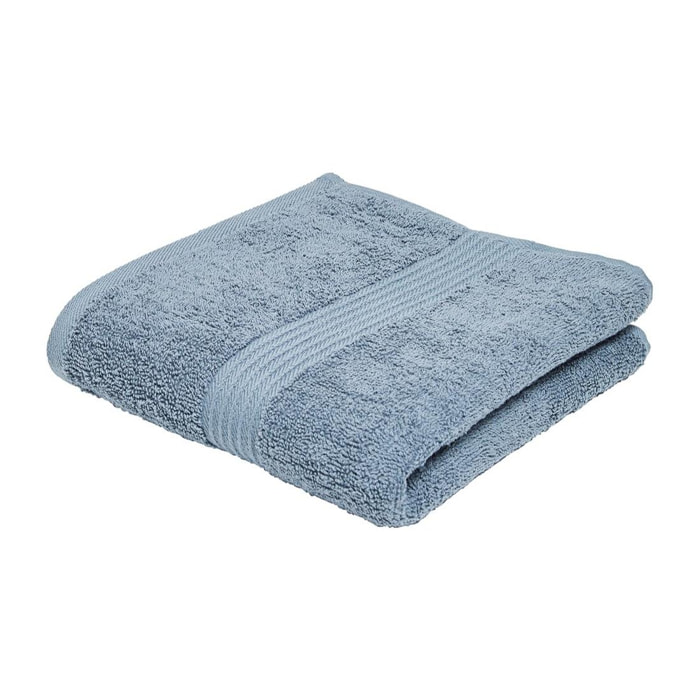 Serviette de bain uni ESSENTIAL bleu ardoise