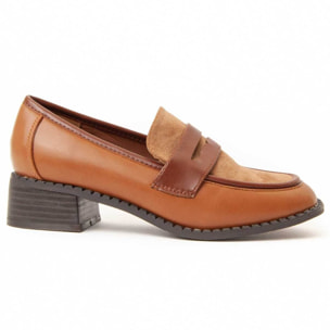 Mocasín De Tacón Para Mujer
