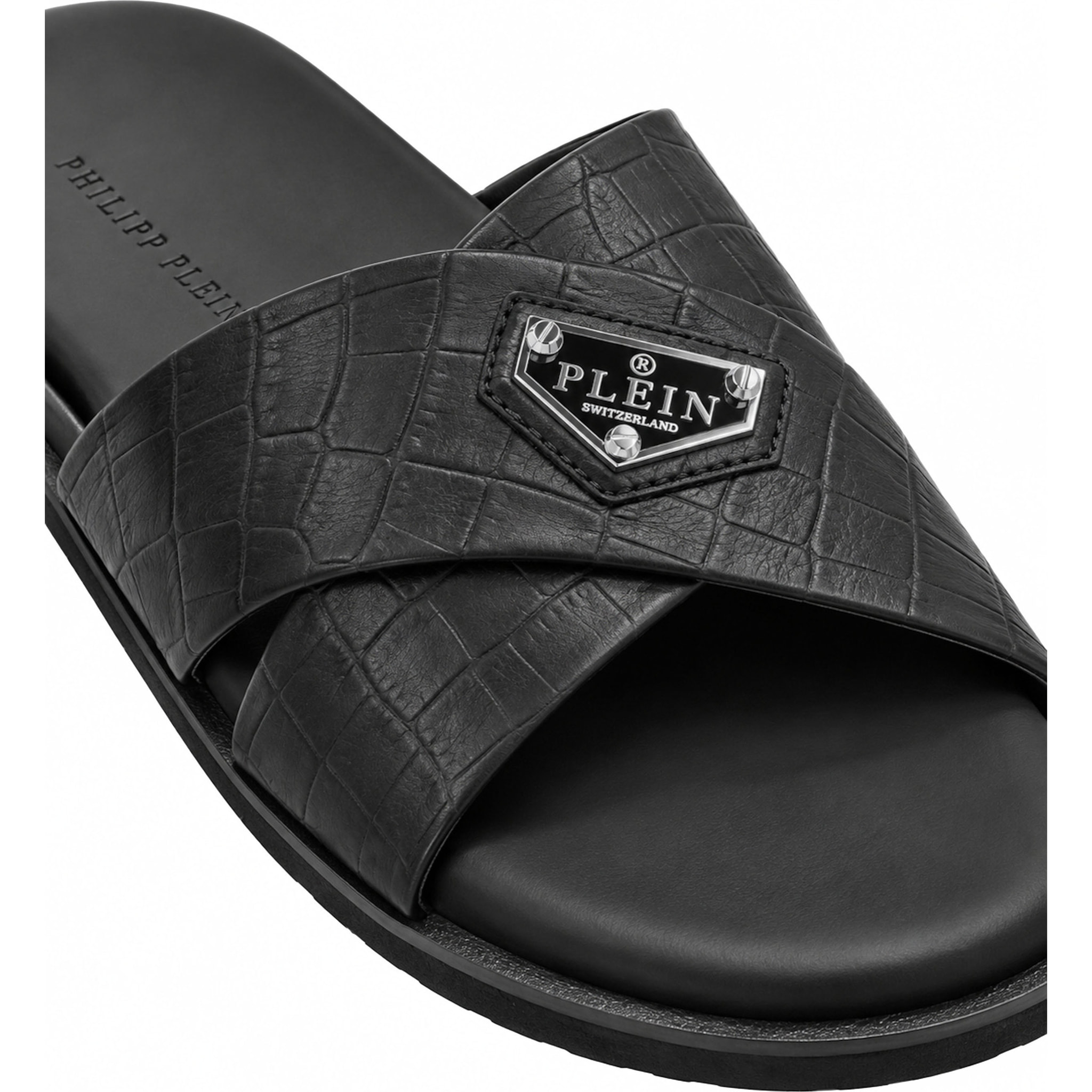 PHILIPP PLEIN Sandalias planas COCCO
