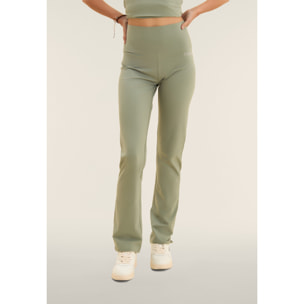 Pantaloni Sportivi in Jersey Stretch con Fondo Regolabile