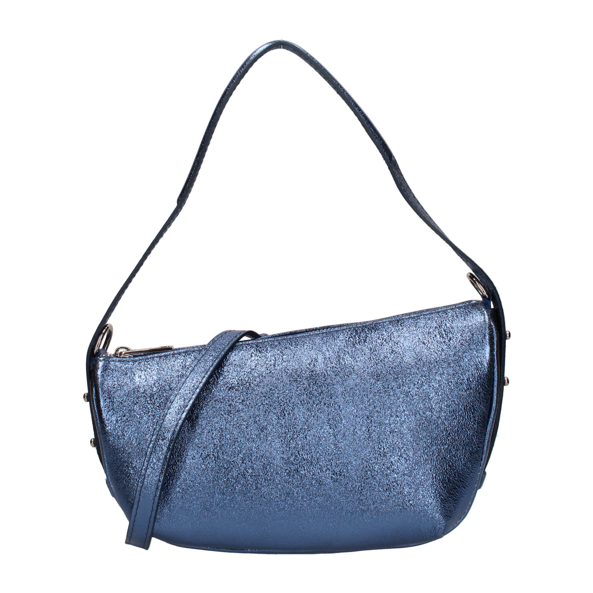 Borsa a spalla da donna In Vera pelle Made in Italy 26x15x10 cm