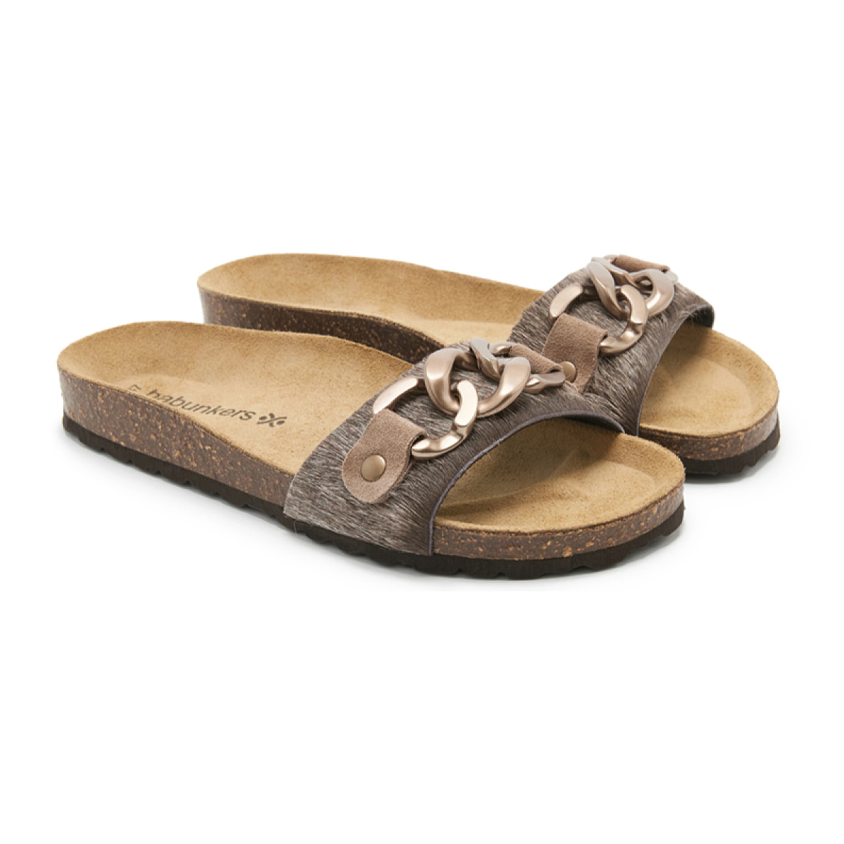 Sandalia BABUNKERS MARRON