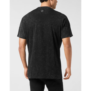 PHILIPP PLEIN Camiseta de cuello redondo y corte kimono EAGLE