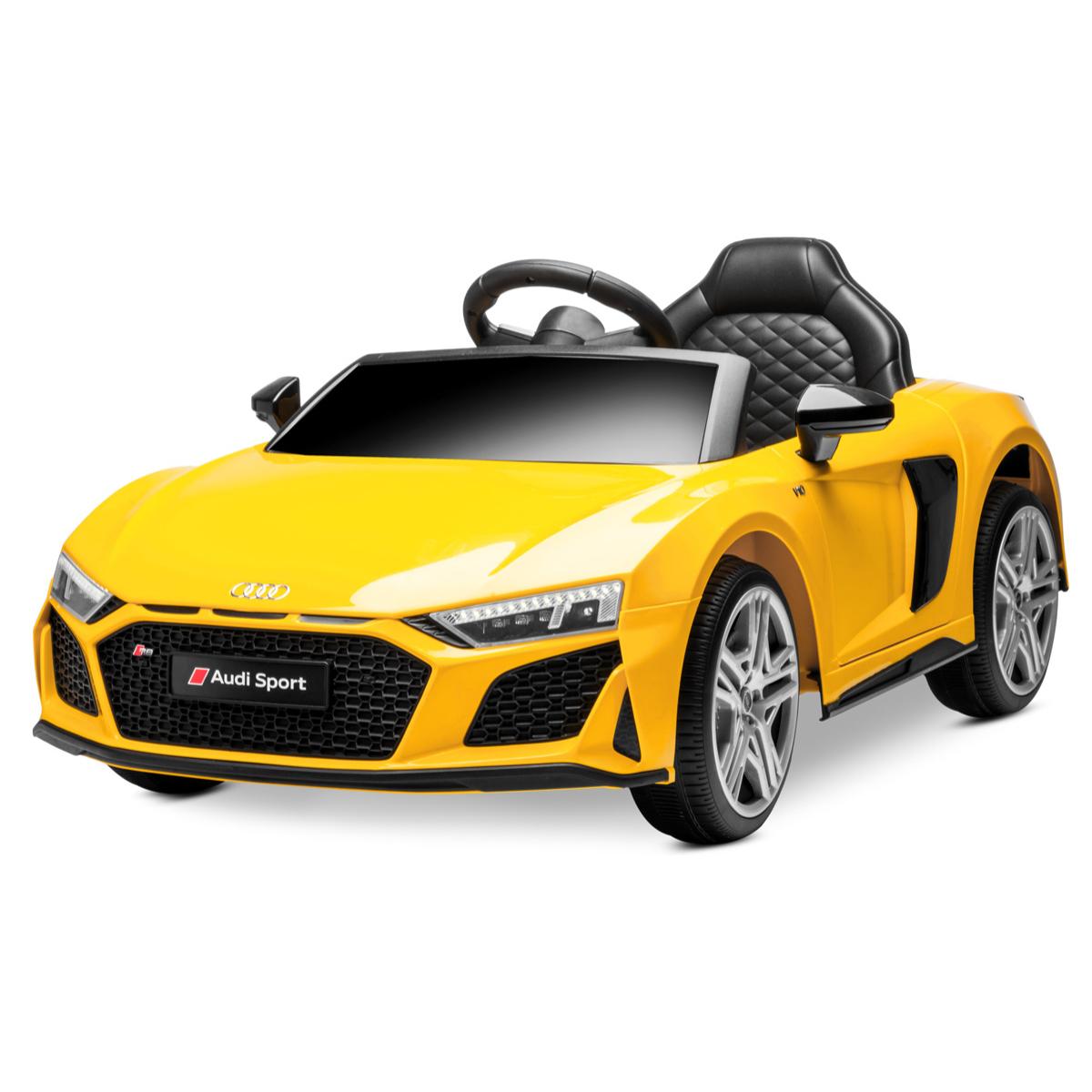 Coche eléctrico infantil niños AUDI R8 SPYDER batería 12V y 7Ah con mando control +3 años