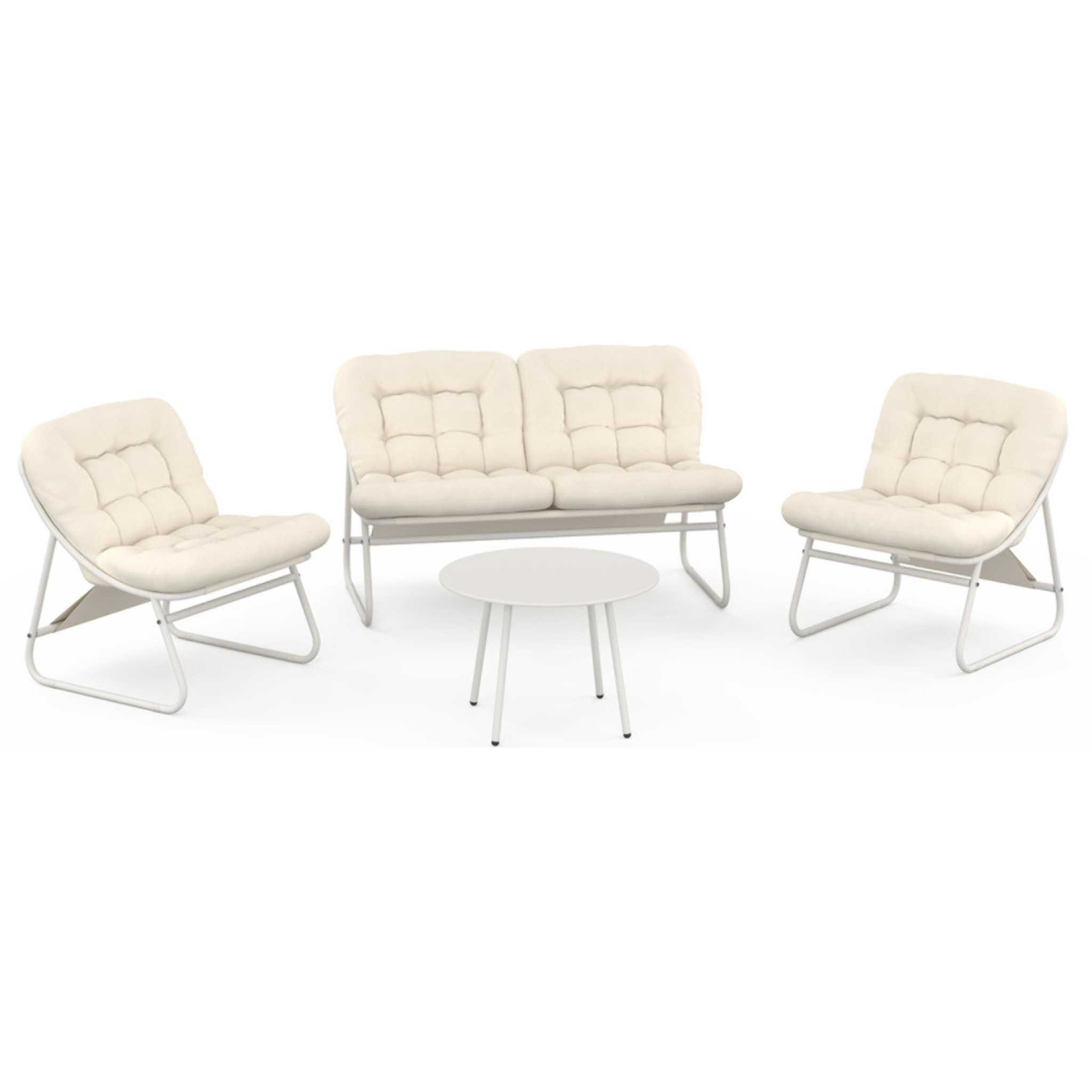 Salon de jardin Ariane 4 places beige