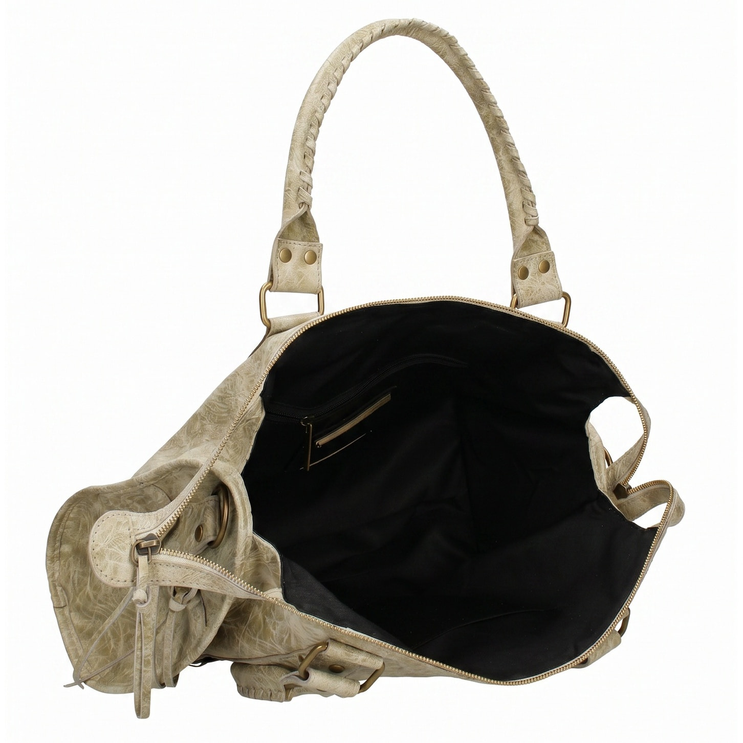 Borsa a spalla da donna - Modello Clara - Vera pelle - 41.0 x 28.0 x 13.0 cm