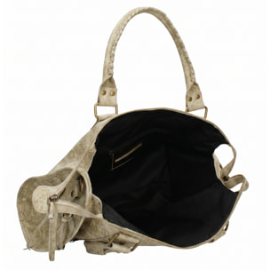 Borsa a spalla da donna - Modello Clara - Vera pelle - 41.0 x 28.0 x 13.0 cm