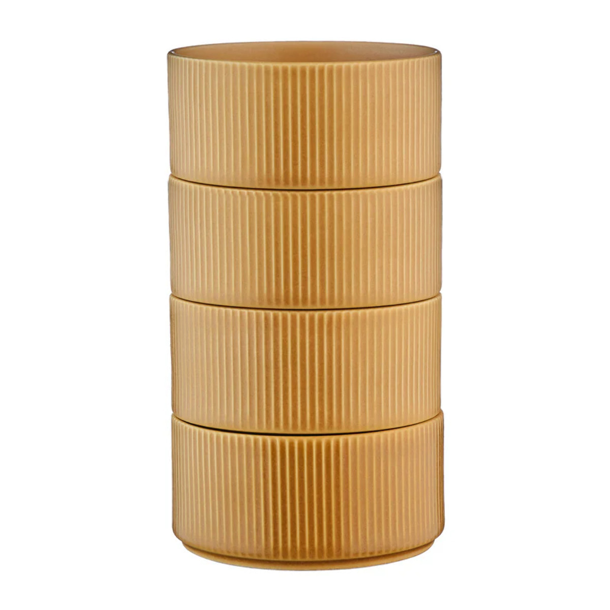 Bol SCANDI Ø12cm - 4 pièces - Ocre