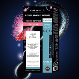 Larmes de fantôme - Coffret Roll-On 10ml + Mascara Liposourcils Brun 5ml