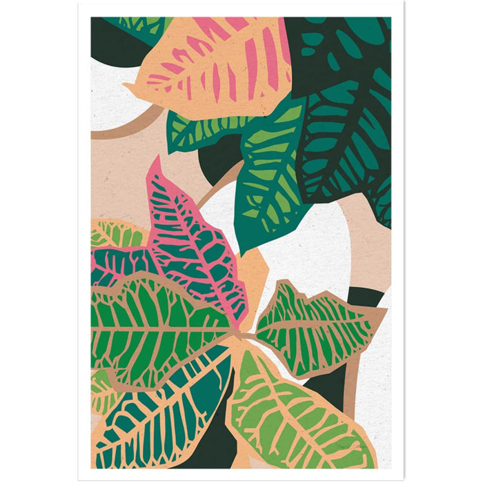 Poster colorful plants Affiche seule