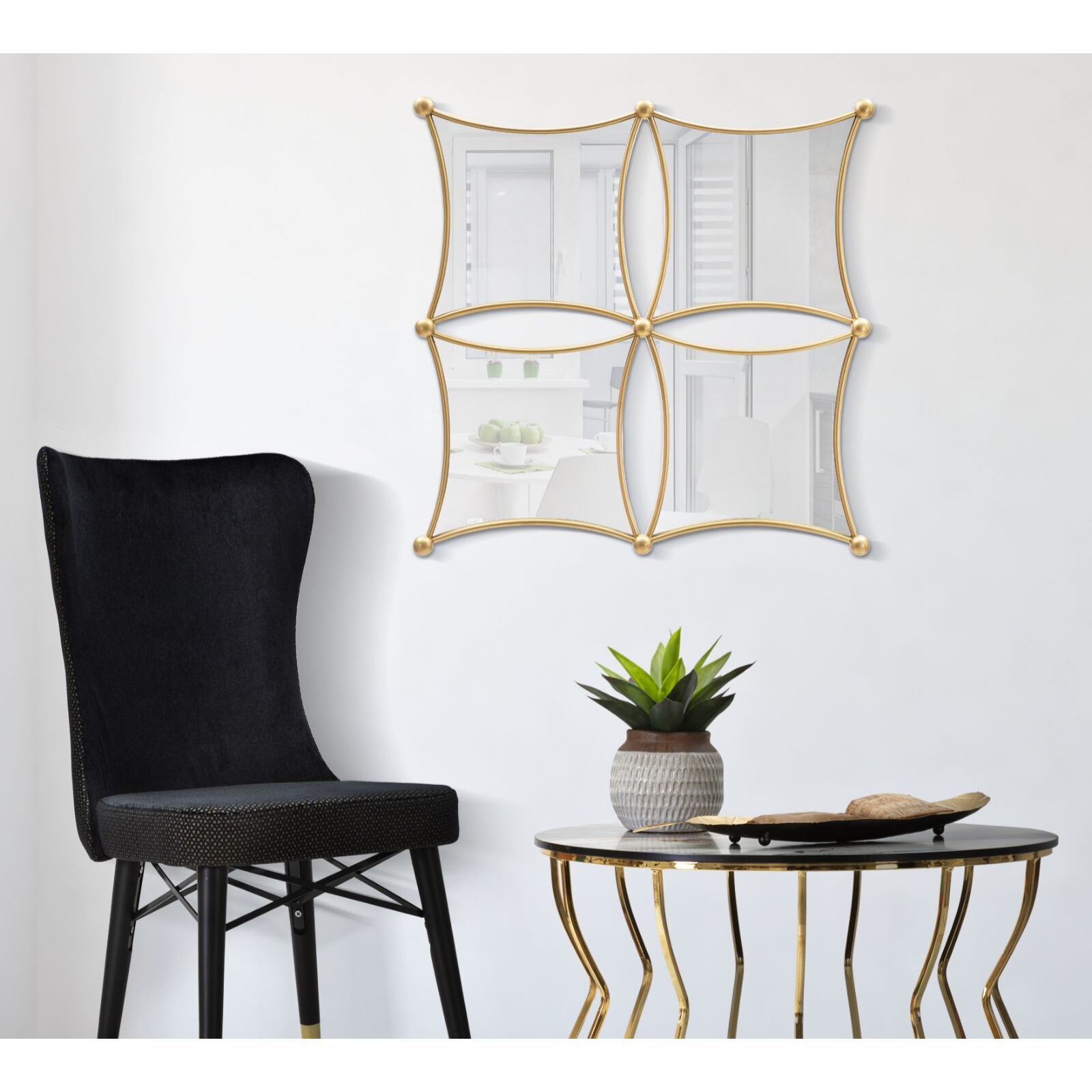 SPECCHIO DA MURO JALO CM 68X3,5X68