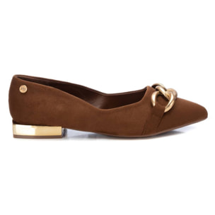 Zapato bailarina camel