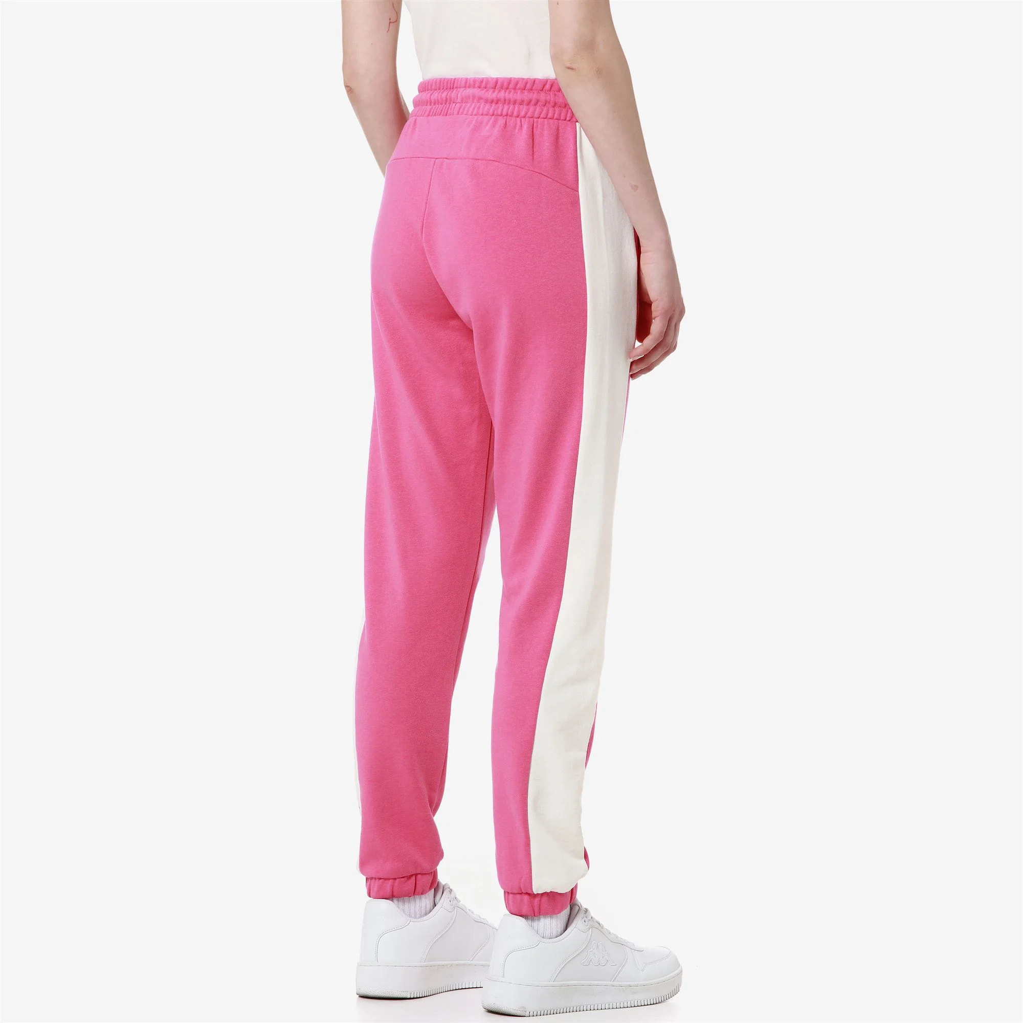 Kappa - Pantaloni Donna Rosa - LOGO FESIA