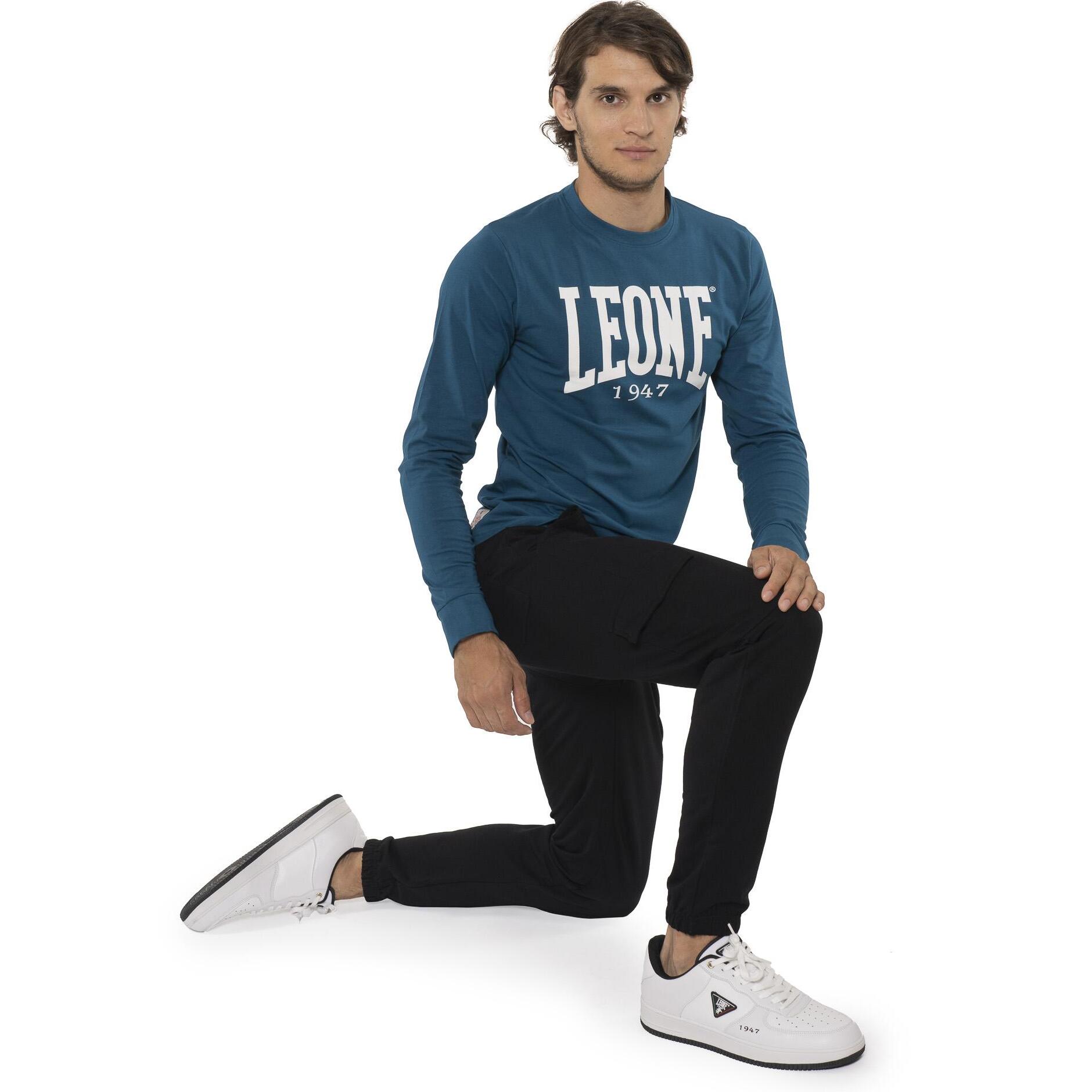 Pantalón cargo de hombre con pequeño logo "Basic"
