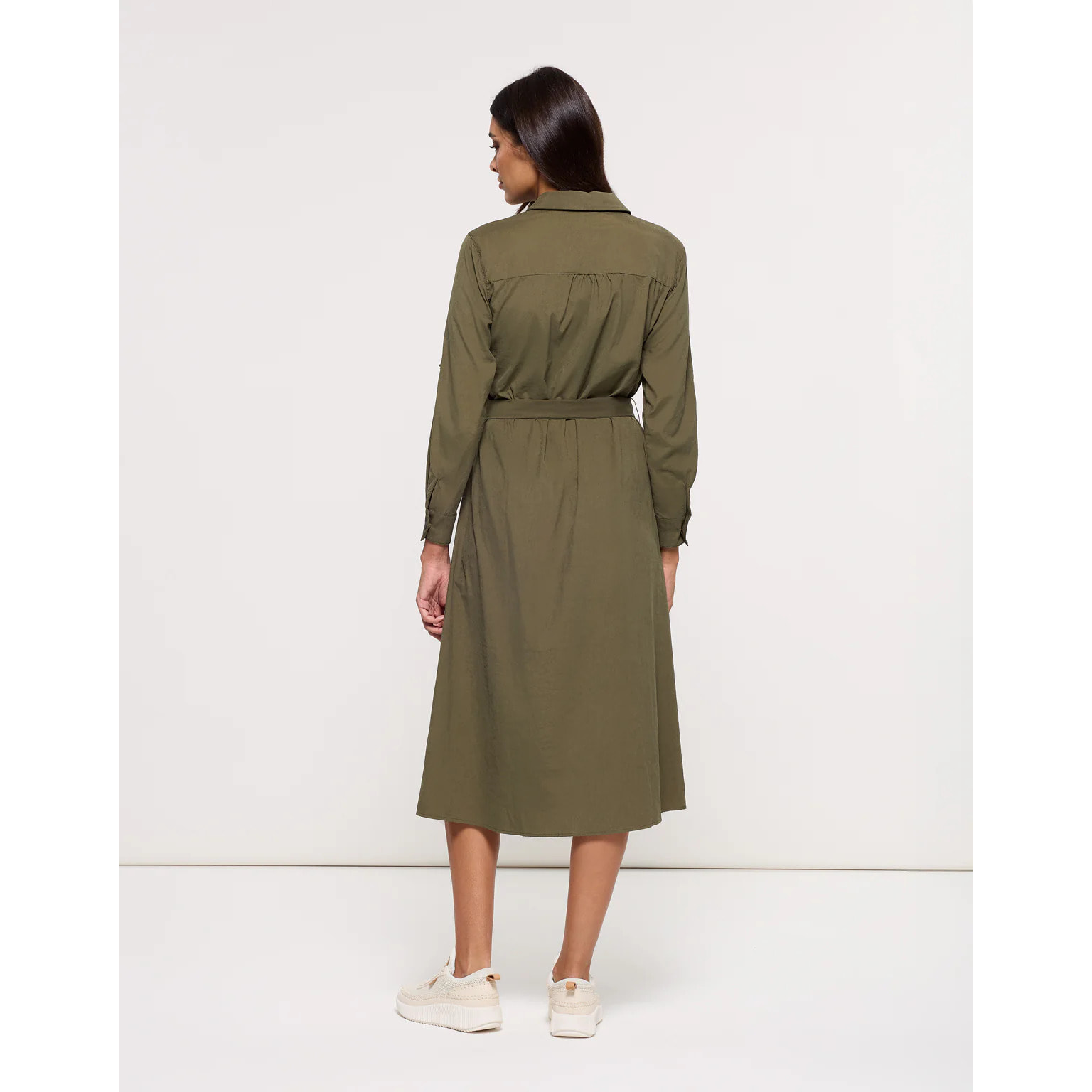 Vestido Midi Caqui - Veronico