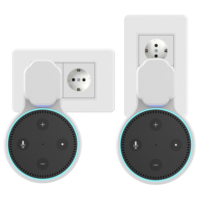 Supporto a parete per Amazon Echo Dot (Gen 2) con cavo integrato