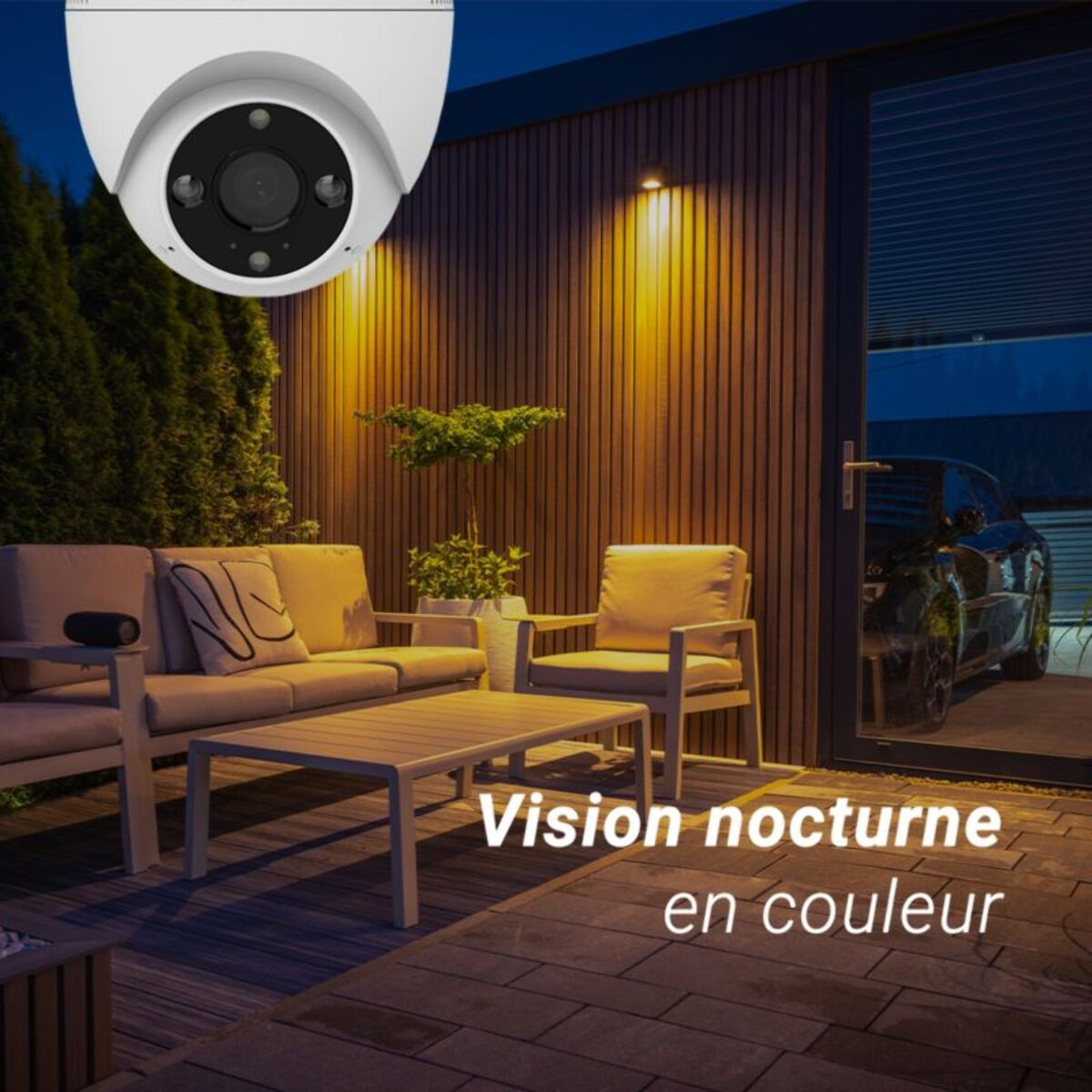 Caméra de surveillance EZVIZ Wifi H4 2K Dôme