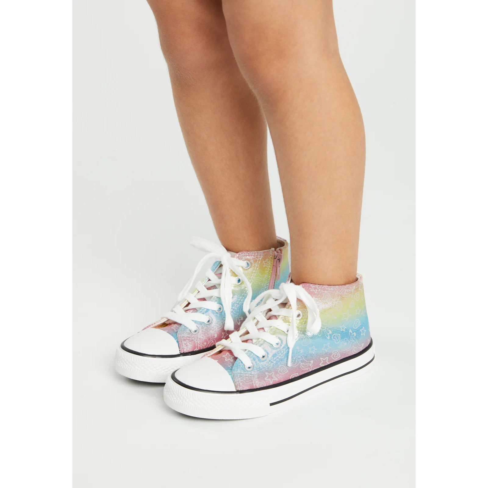 Zapatillas Altas Brillo en la Oscuridad Multicolor