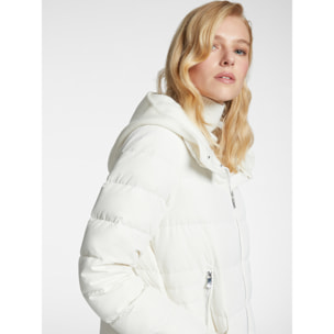 Elena Mirò - Piumino in nylon opaco - Bianco