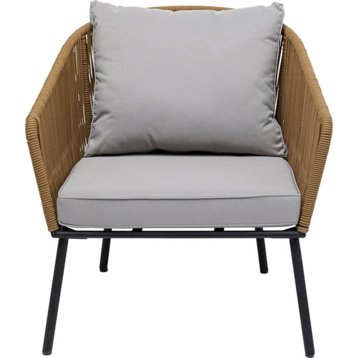 Fauteuil de jardin Elba marron Kare Design