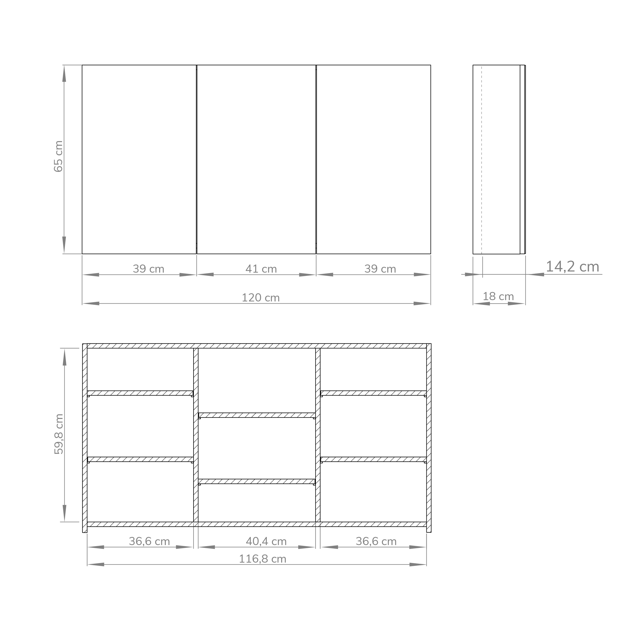 Espejo CAMERINO, Alday, 120cm, Nature