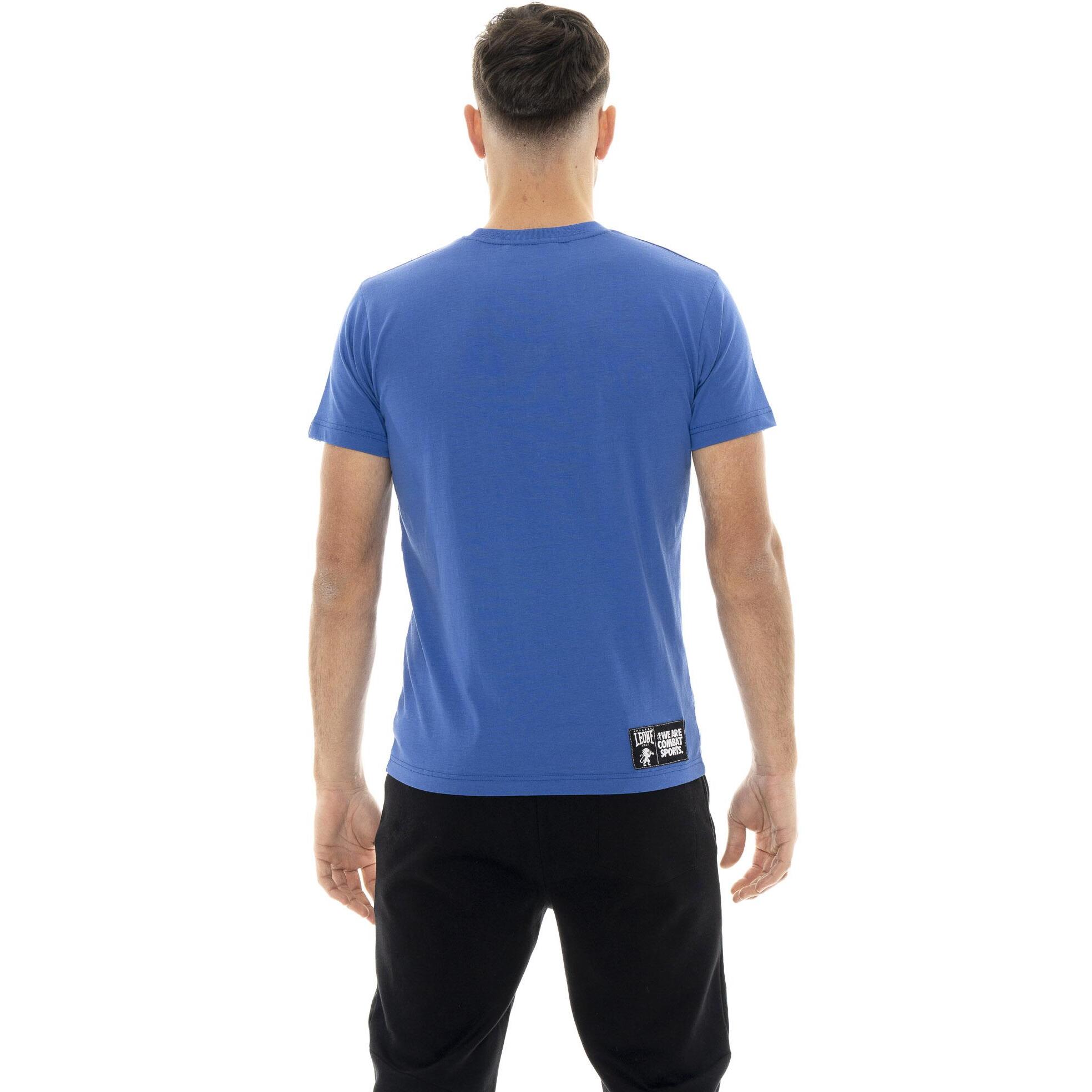 T-shirt uomo a manica corta in cotone, stampa flock Leone 1947 New Era